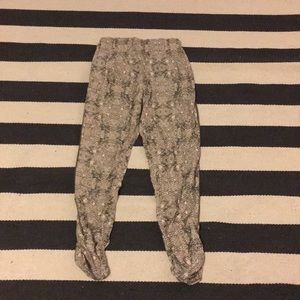 Bohemian patterned flowy pants